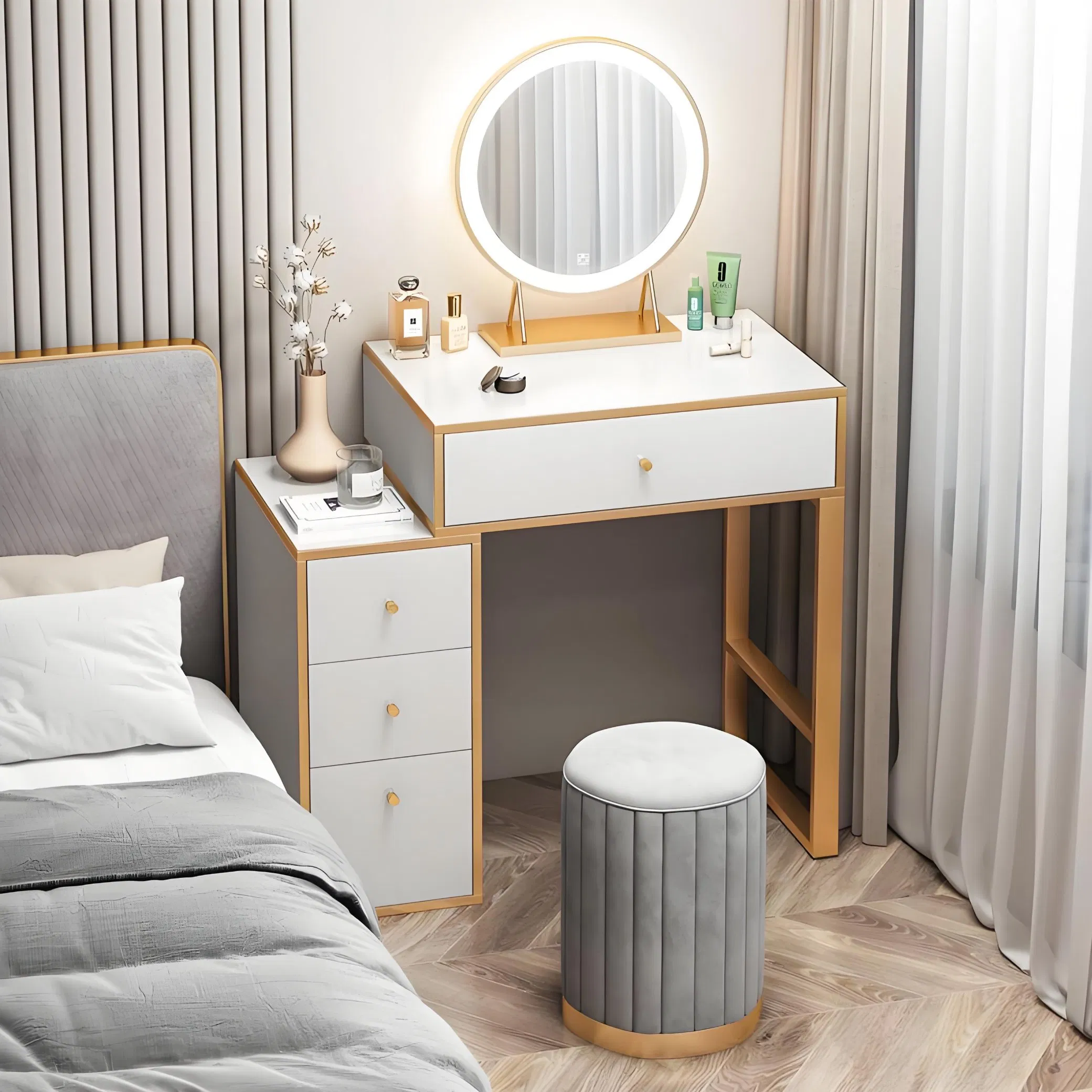 Modern New Solid Wood Drawer Dresser - Sturdy Storage Chest of Drawers for Bedroom Living Room