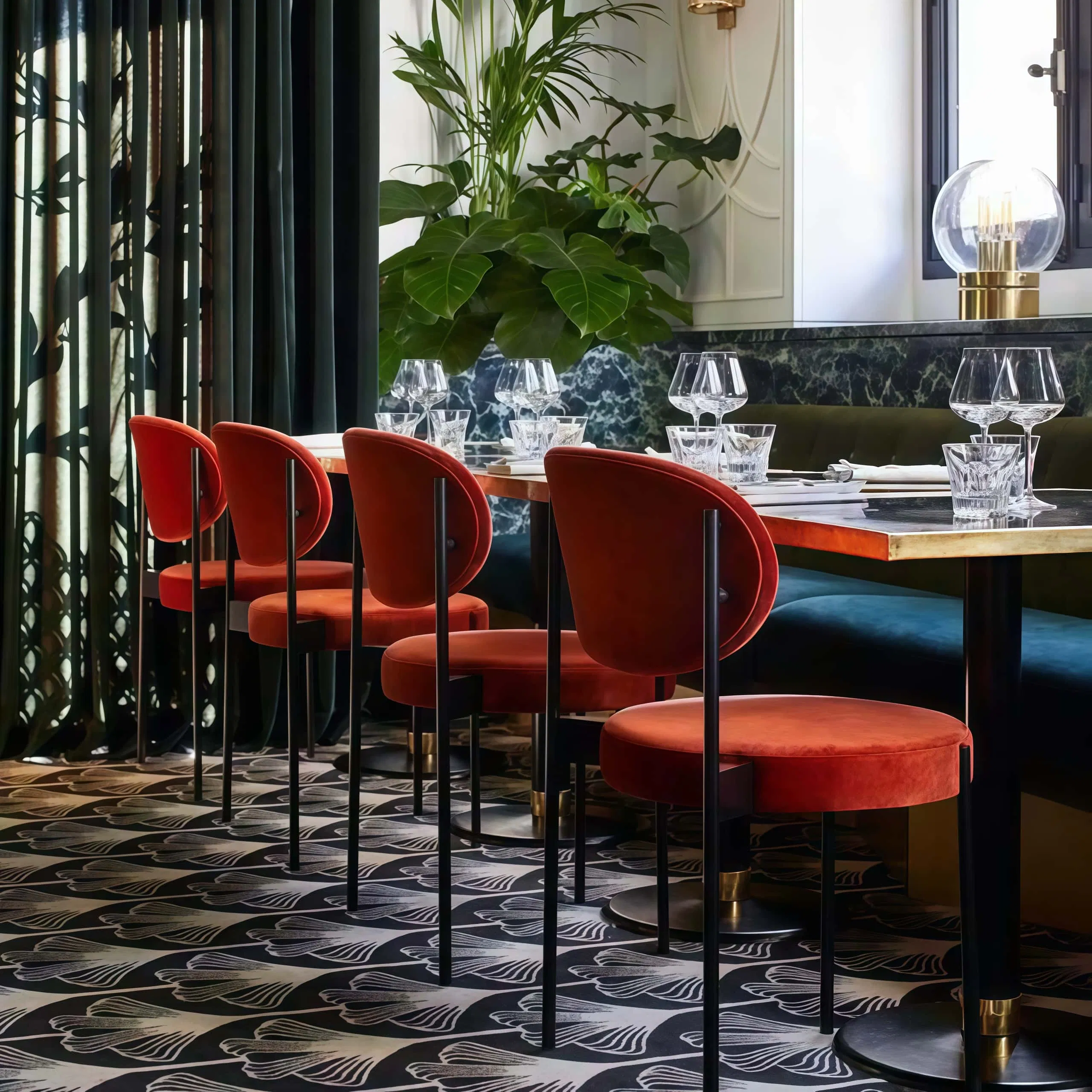 Cafe Furniture High Back Banquette Restaurant Bench for House Hotels Dining Room Leather Sofa Booth Seating