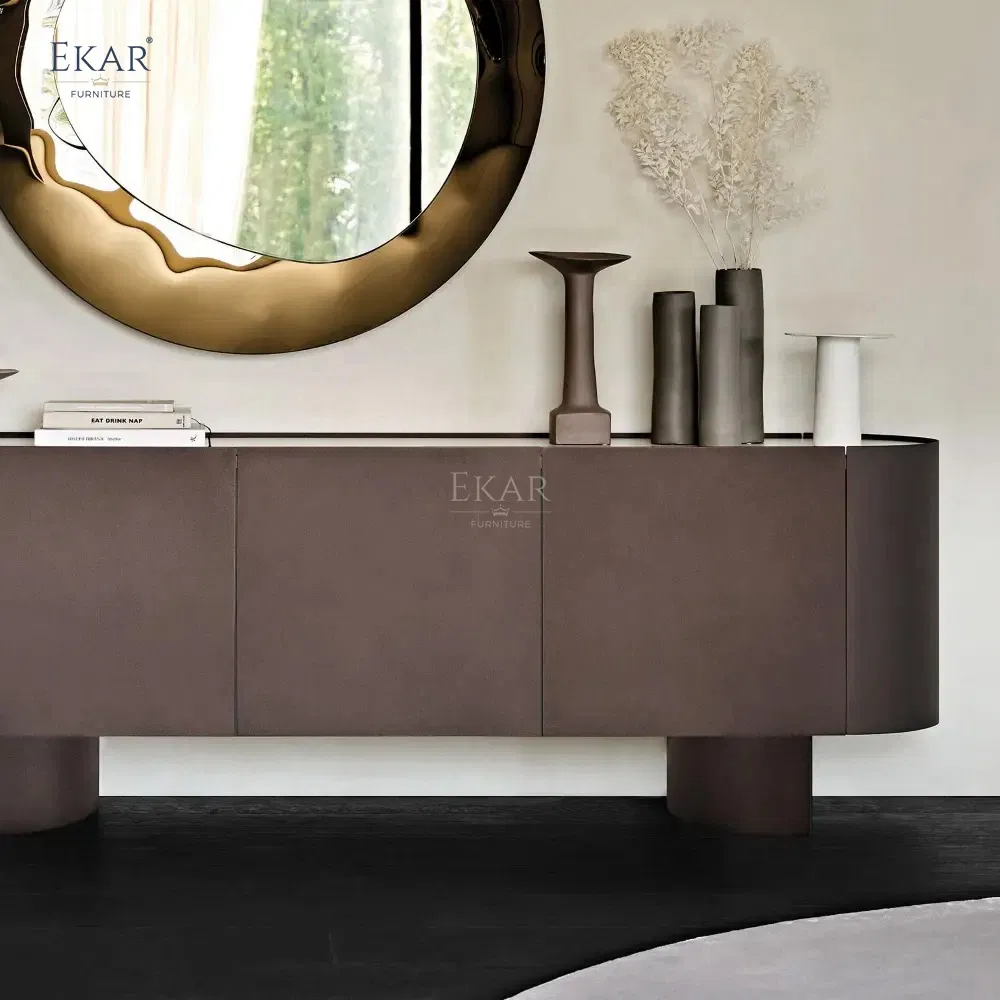 Modern Dining Room Sideboard with Storage Cabinets and Drawers for Kitchen