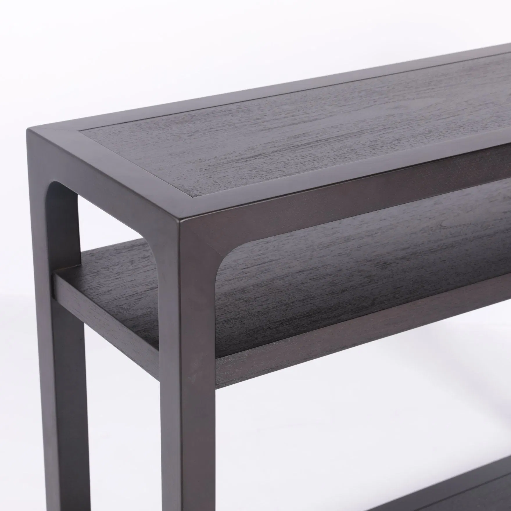 Rustic Wood Foyer Console Table for Entryway Decor