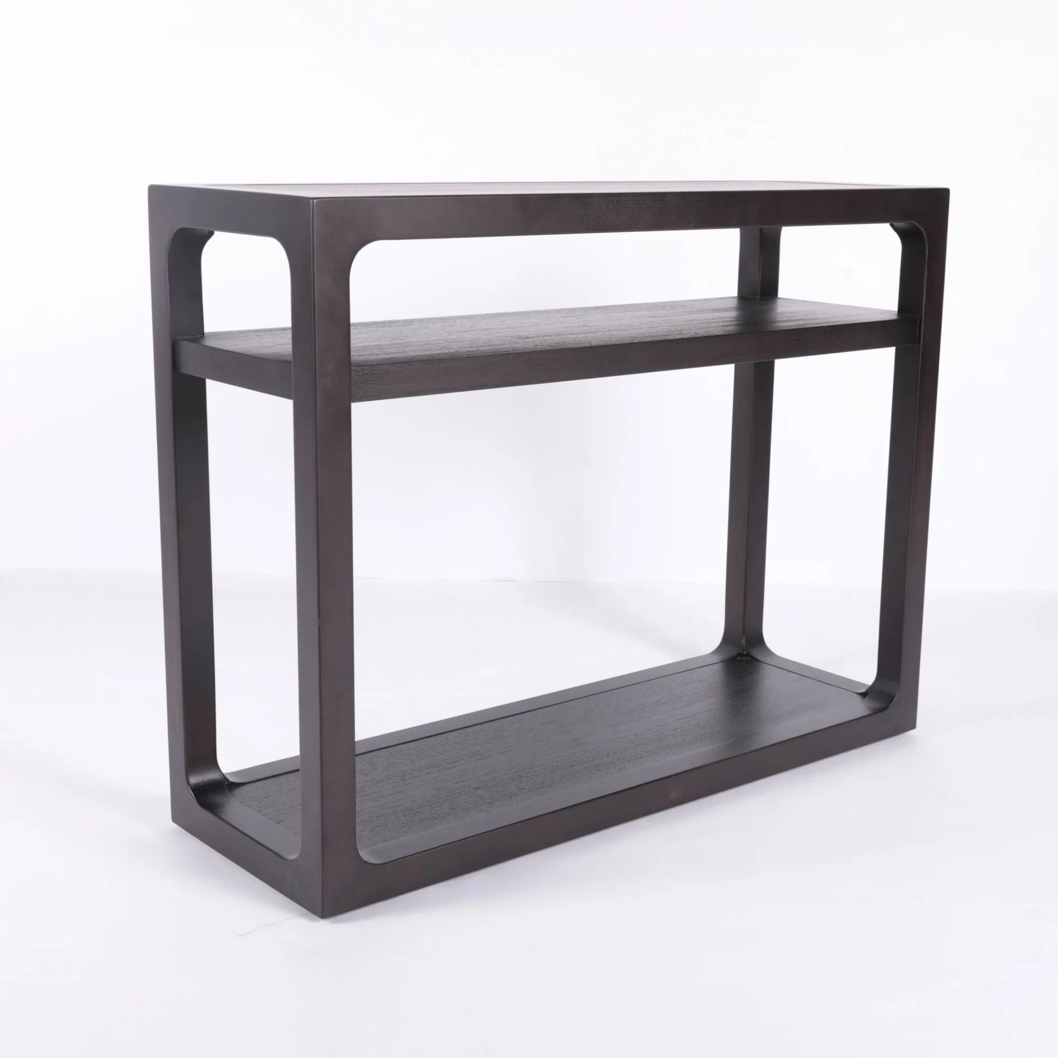 Rustic Wood Foyer Console Table for Entryway Decor