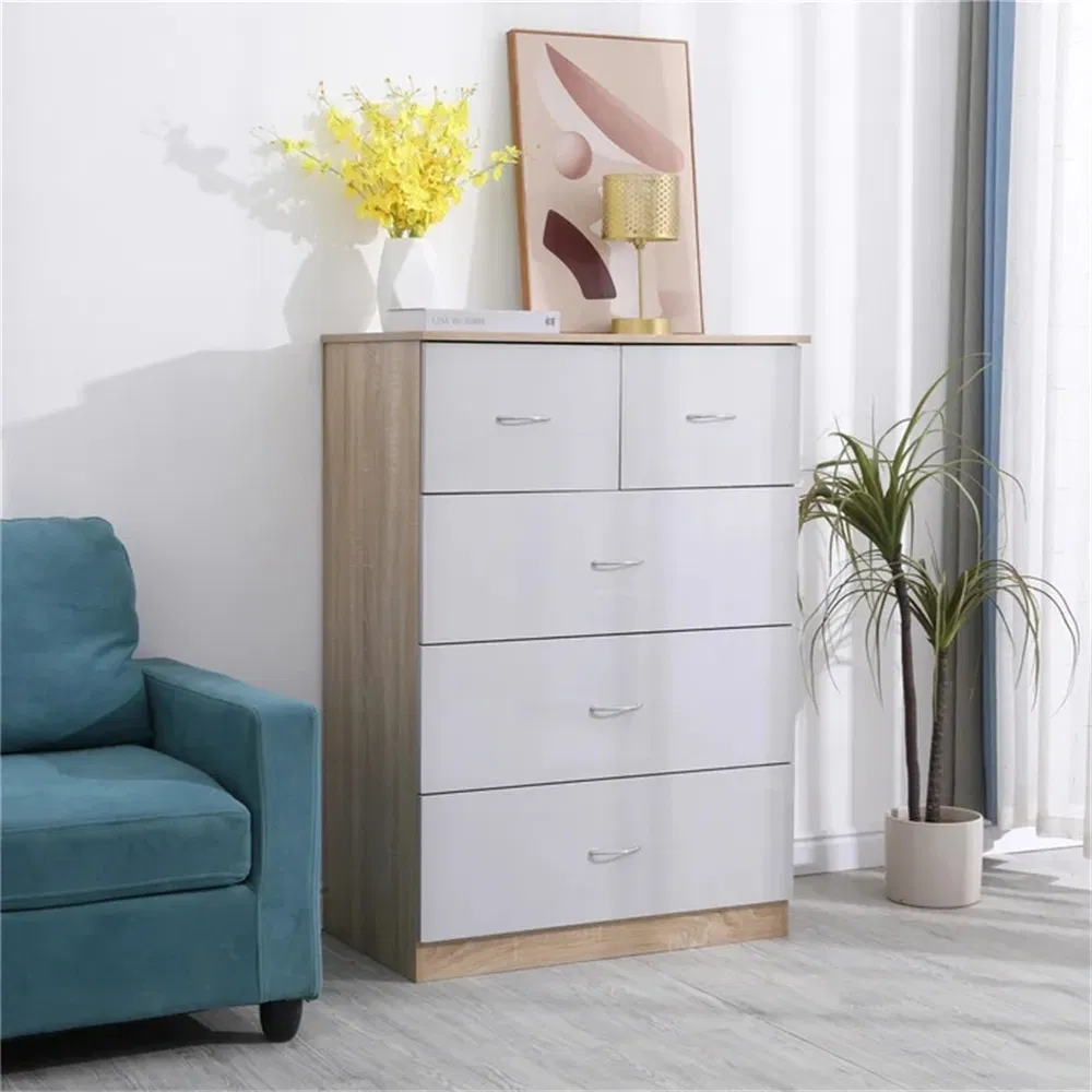 Flat Pack Modern Bedroom Home Living Room Furniture Drawer Storage Chest China Wholesale