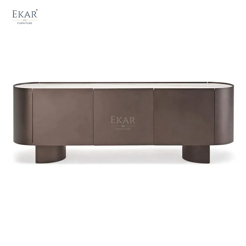 Modern Dining Room Sideboard with Storage Cabinets and Drawers for Kitchen