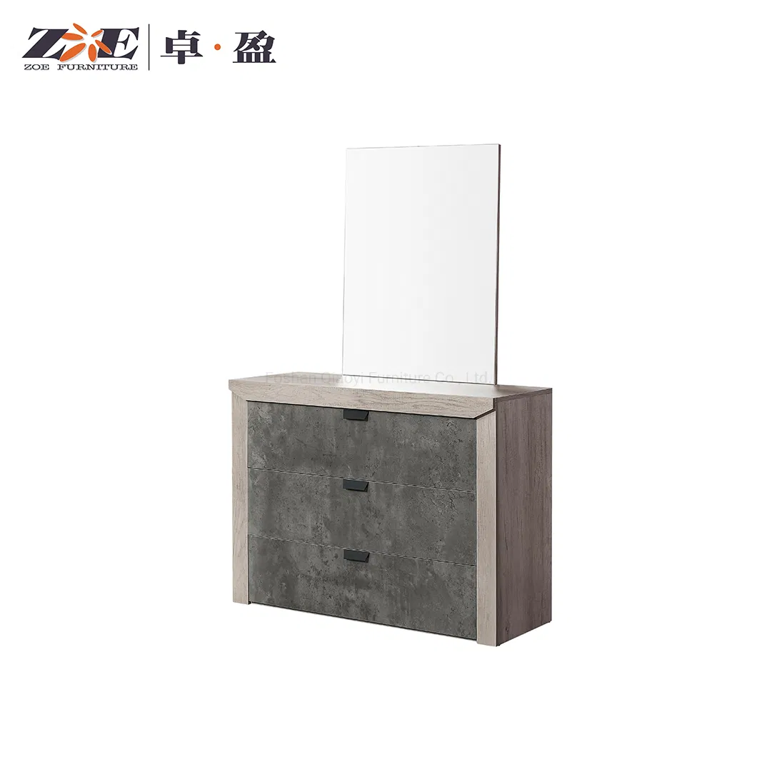 Chinese Furniture Wooden Bedroom Furniture Modern Dresser with Mirror