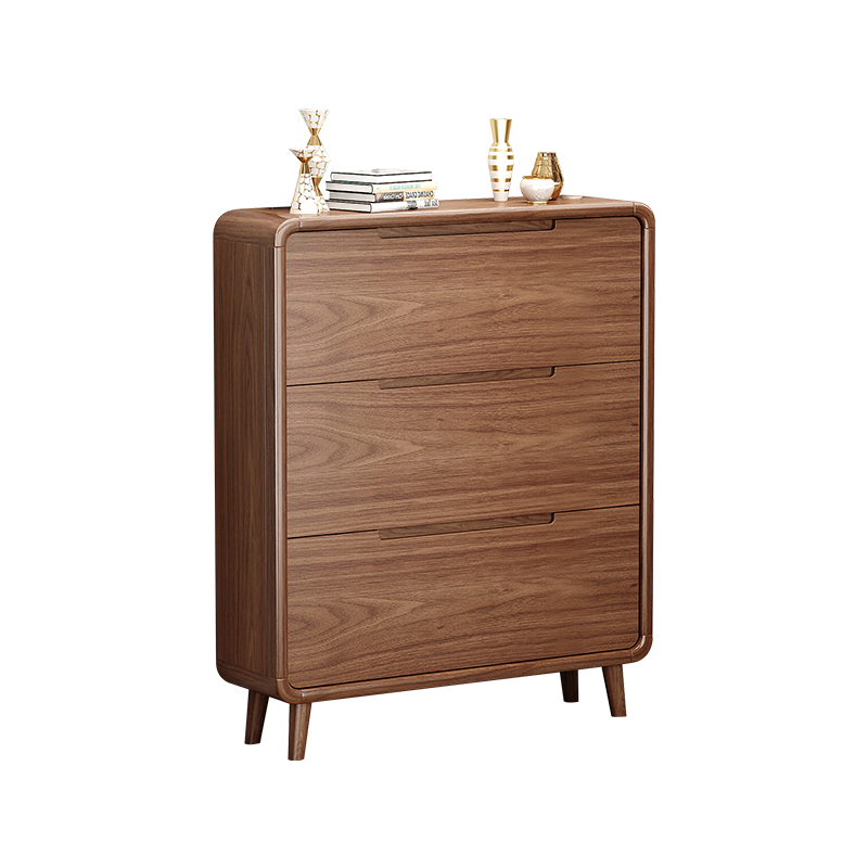 Modern Wooden Shoe Rack Cabinet with Large Storage for Entryway and Home Use Shoe Cabinet