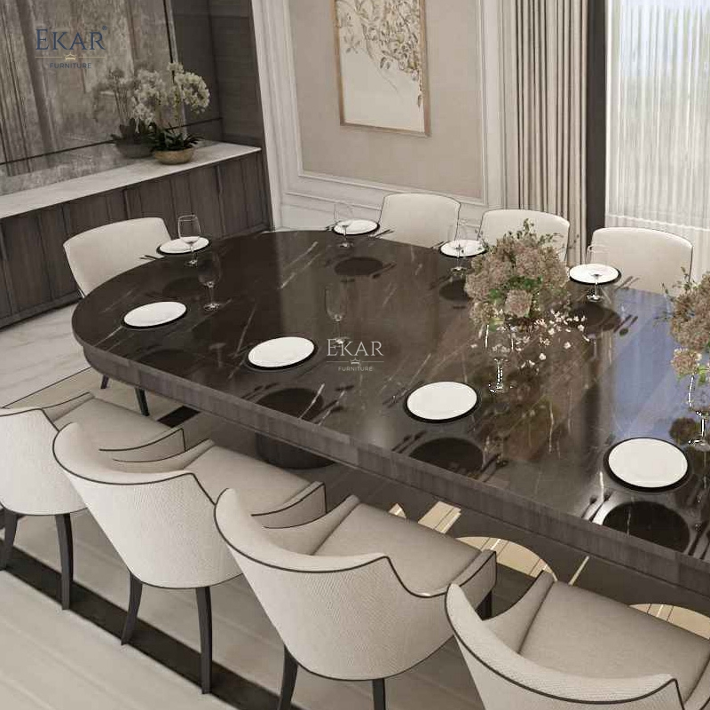 Ekar Vera Luxury Minimalist Solid Wood Sideboard for Living Room Dining Room Kitchen &amp; Hotel Storage Furniture