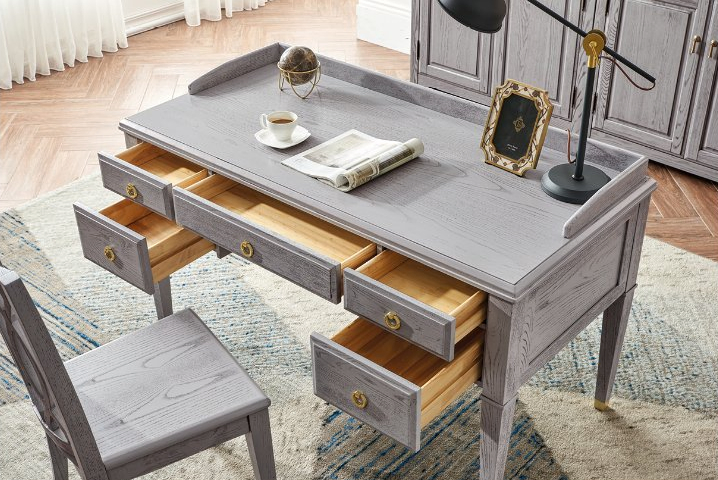 Custom Made Modern European Style 5 Star Wooden Bedroom Furniture Dresser