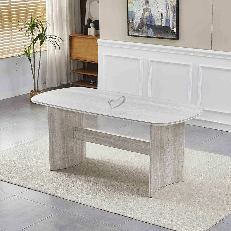 Modern Oval Dining Table View 1