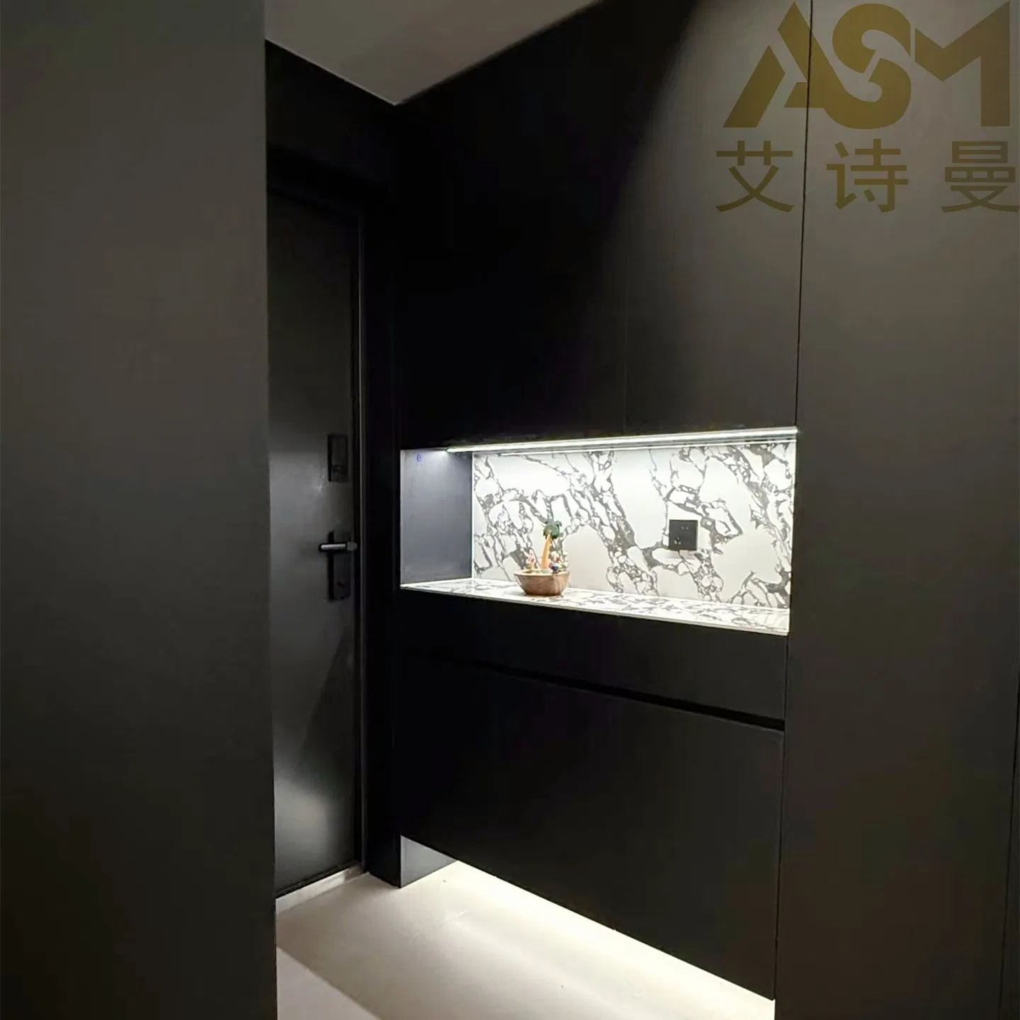 Wooden Furniture Lockable Drawer Flip Entryway Modern Electric Mirror White Furniture Flip 2-Door Drawer More 3-Drawer School Wooden Furniture Shoe Cabinet