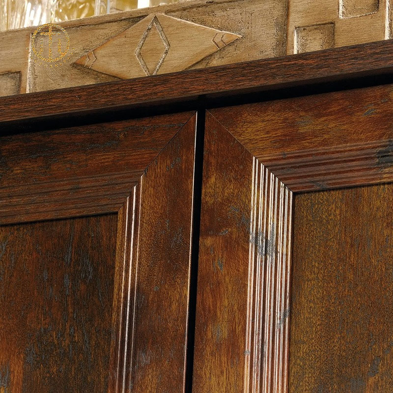 Chinese Classical Brown Solid Wood Customizable Bedroom Home Drawer Chest