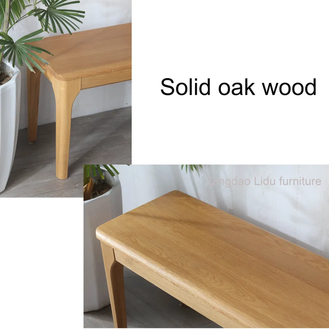 Wood Long Stool 4