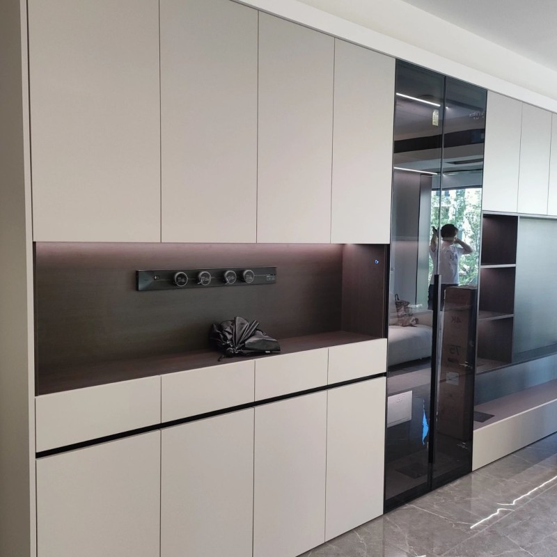 Modern Solid Wood Sideboard for Chic Dining Room Decor