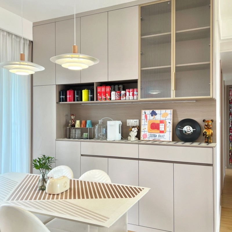 Modern Solid Wood Sideboard for Chic Dining Room Decor