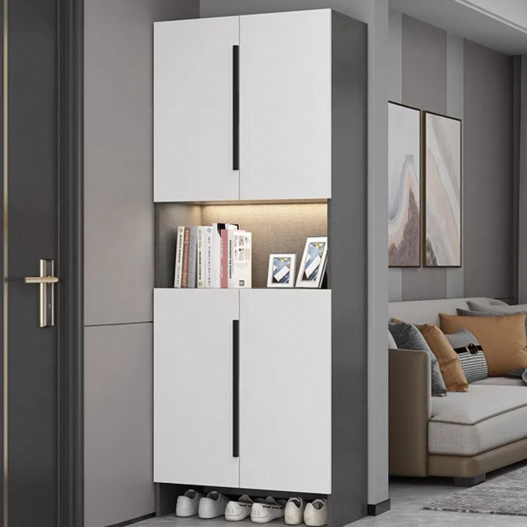 Stylish Solid Wood Shoe Storage Cabinet for Entryway Organization