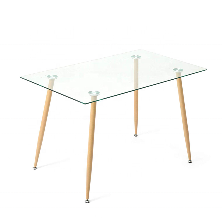 Dining Room Furniture Modern Design Glass Table Top Dining Table