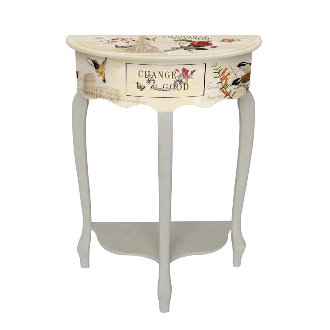 Side Table, Small End Table, Tall Side Table for Living Room, Bedroom, Office, Bathroom