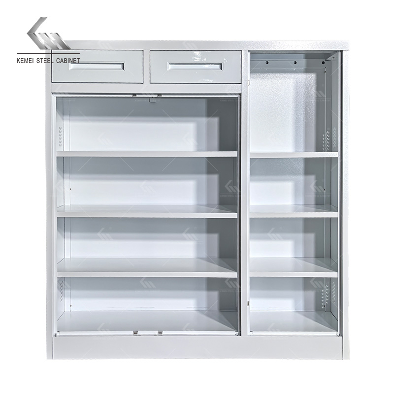 Steel Shoe Rack Storage Cupboard with Drawer, Stores up to 12 Shoes Metal Entryway Cabinet for Home Bedroom