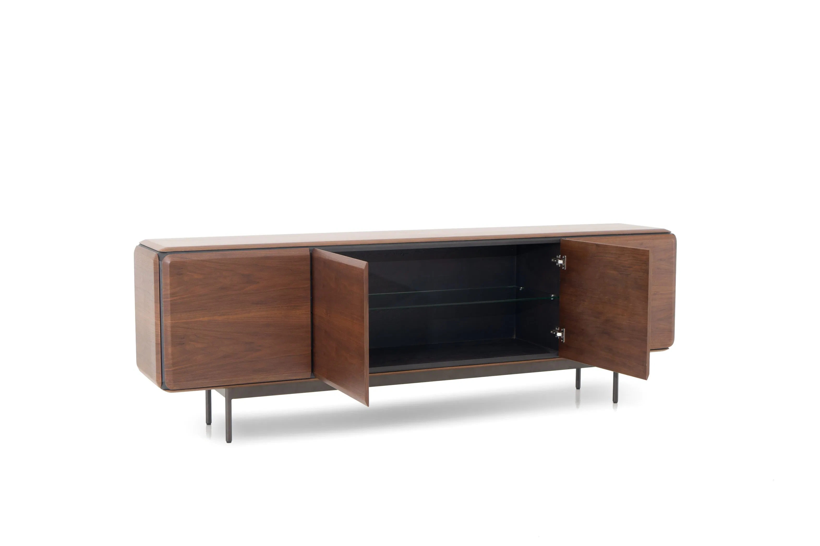 CS Home Wood 4 Doors China Living Room Furniture Dining Wooden Cabinet Modern Sideboard New