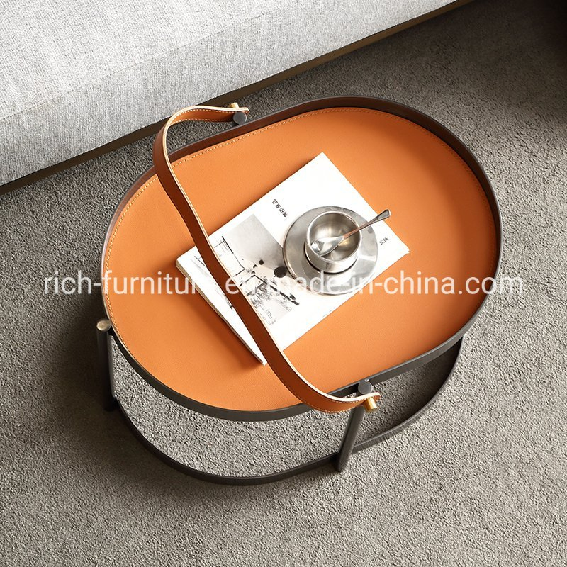 Home Modern Tray Top Side Table Living Room Furniture Sofa Coffee Table