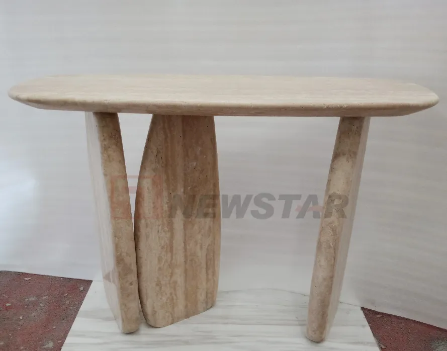 Travertine Table Detail 1