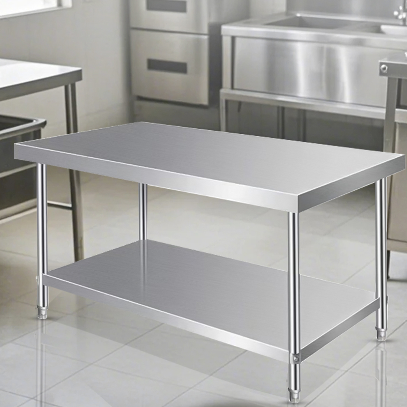 Daosheng Hot Sale Commercial Kitchen Dining Room Hotels Restaurants Stainless Steel Assembly Worktop Workbench