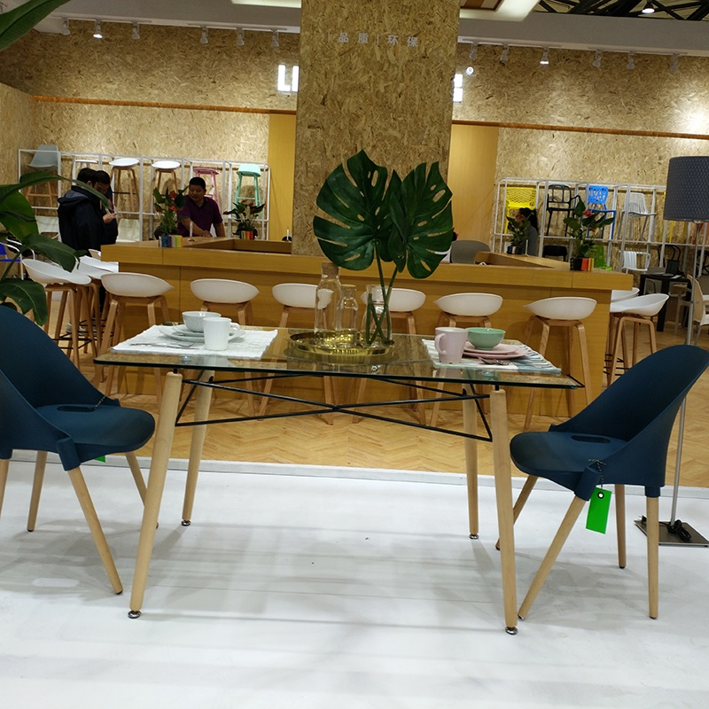 Dining Room Furniture Modern Design Glass Table Top Dining Table