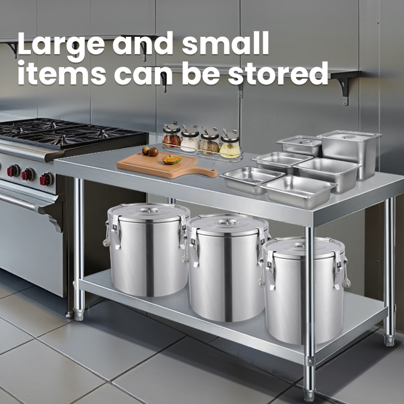 Daosheng Hot Sale Commercial Kitchen Dining Room Hotels Restaurants Stainless Steel Assembly Worktop Workbench