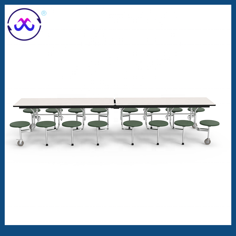 Factory Price Wooden Dining Space Saving Set Furniture Room School Restaurant Table