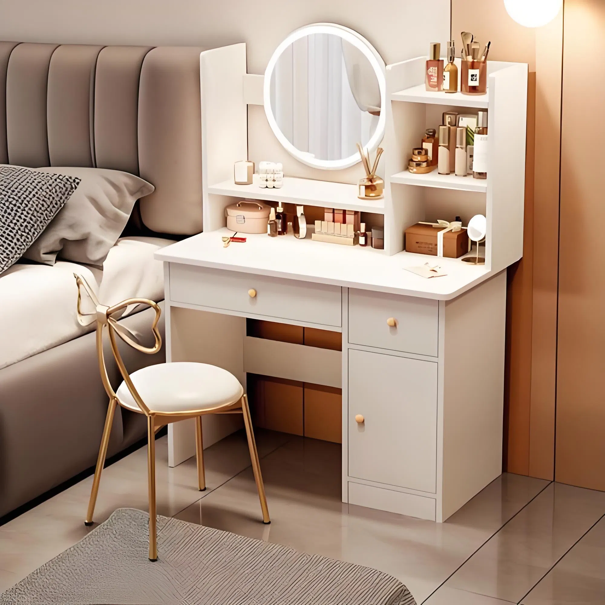 Modern New Solid Wood Drawer Dresser - Sturdy Storage Chest of Drawers for Bedroom Living Room