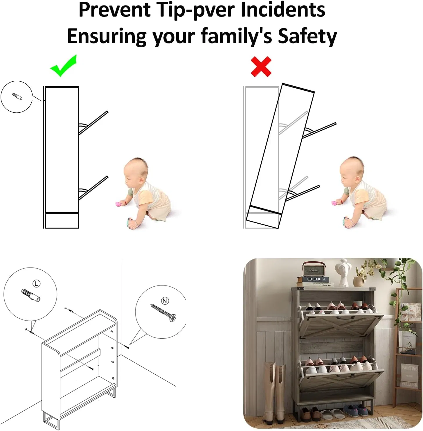 Shoe Cabinet Detail 5