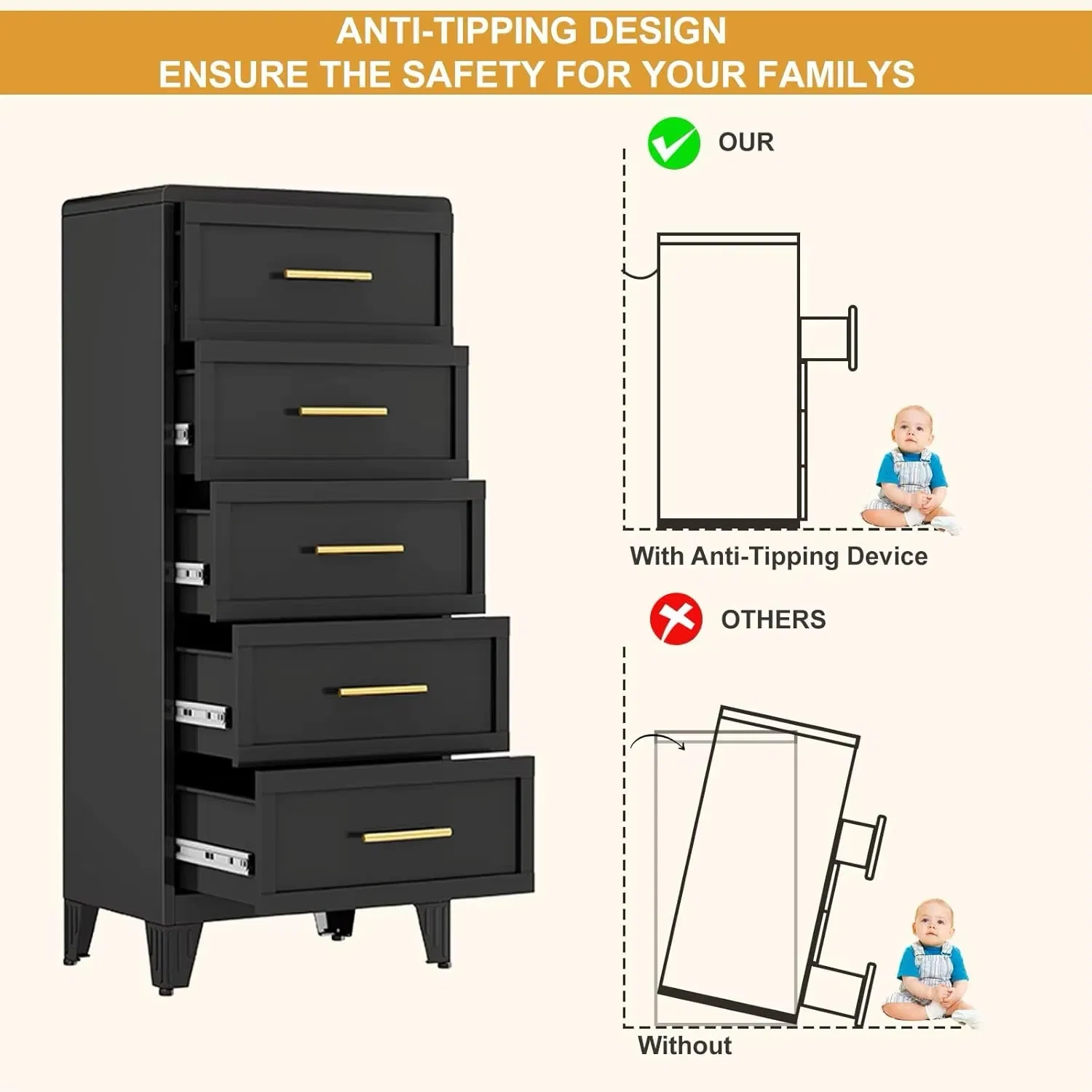Living Room Cabinet Storage