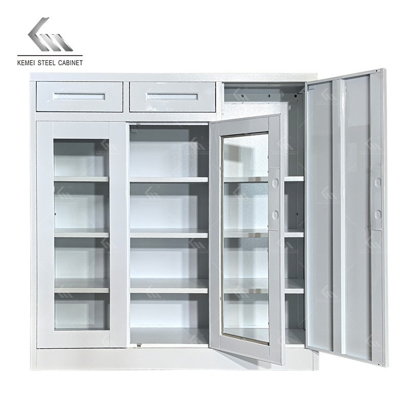 Steel Shoe Rack Storage Cupboard with Drawer, Stores up to 12 Shoes Metal Entryway Cabinet for Home Bedroom