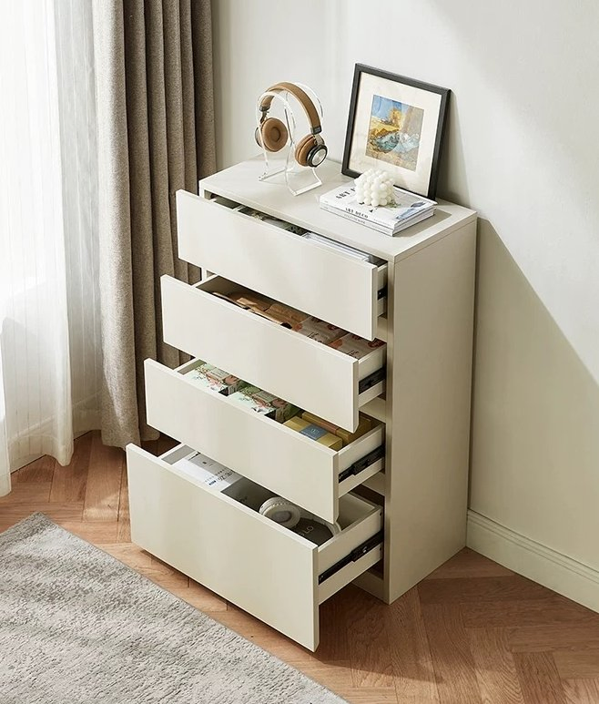 Elegant Multi-Drawer Storage Chest for Bedroom or Living Room