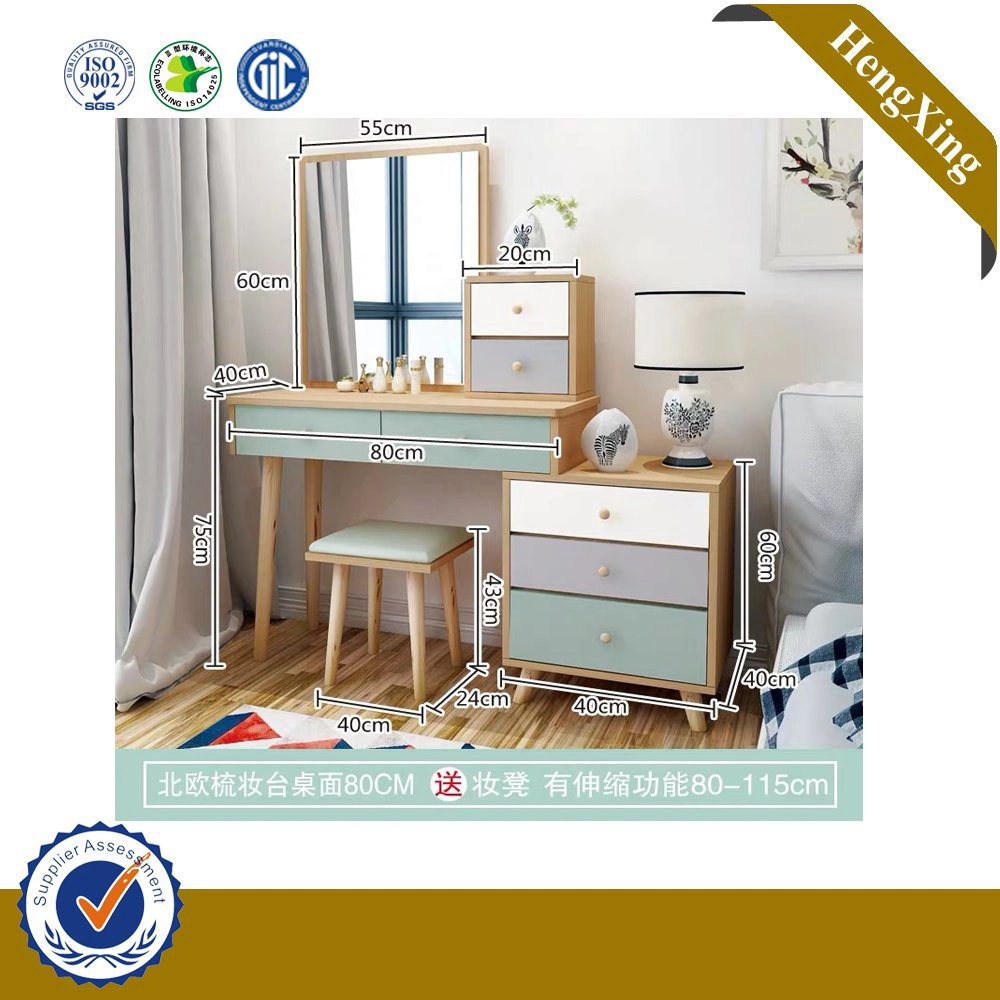 Hotel Cheap Price Home Dressing Table Bedroom Furniture Dresser with Mirror