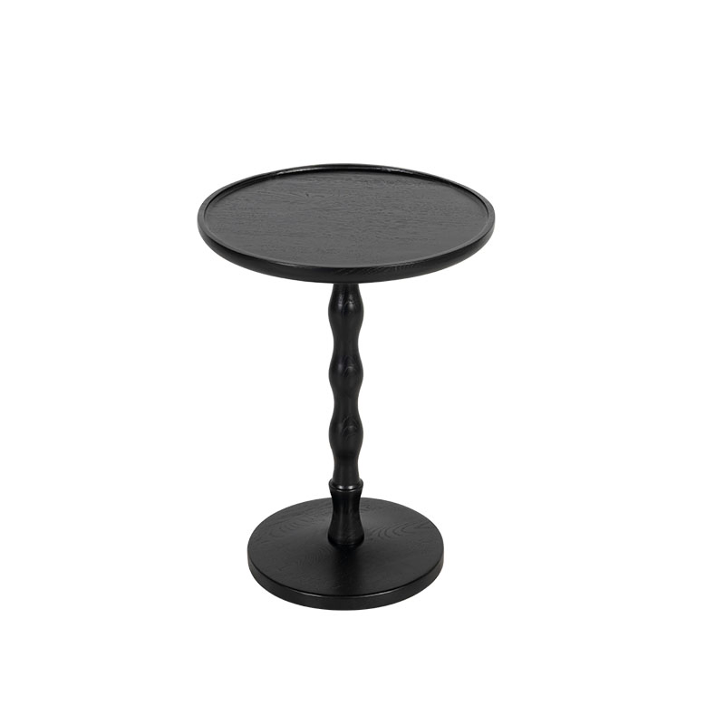 Home Living Room Furniture Wholesale Oak Wood Table Round Solid Wood Side Table