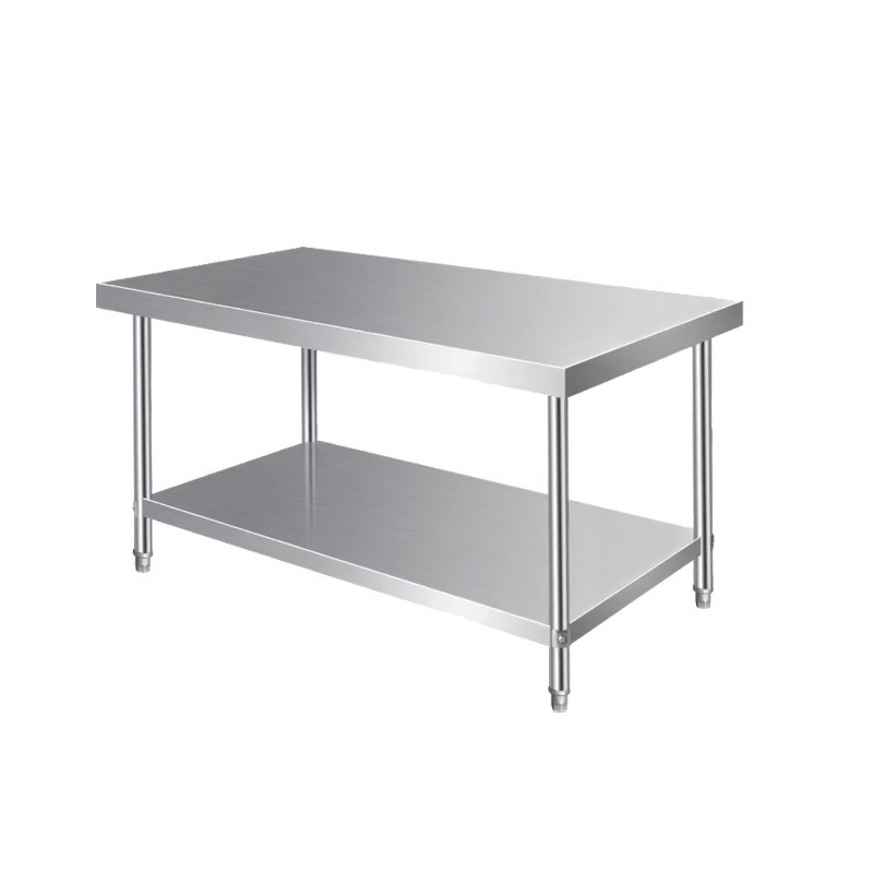 Daosheng Hot Sale Commercial Kitchen Dining Room Hotels Restaurants Stainless Steel Assembly Worktop Workbench