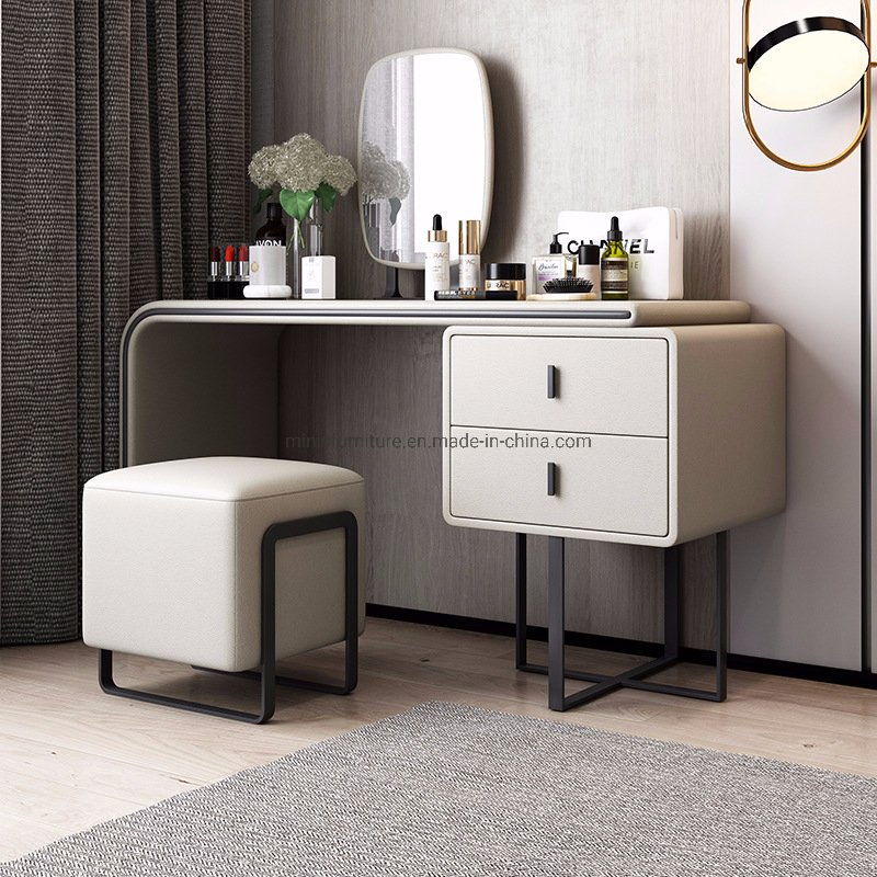 Beautiful Home/Hotel Bedroom Table Furniture Dresser with Mirror/Stool