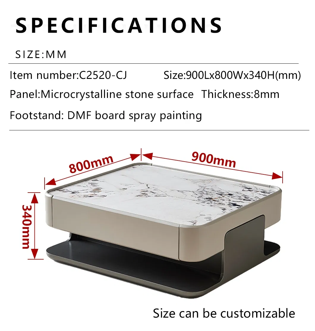Marble Coffee Table Detail