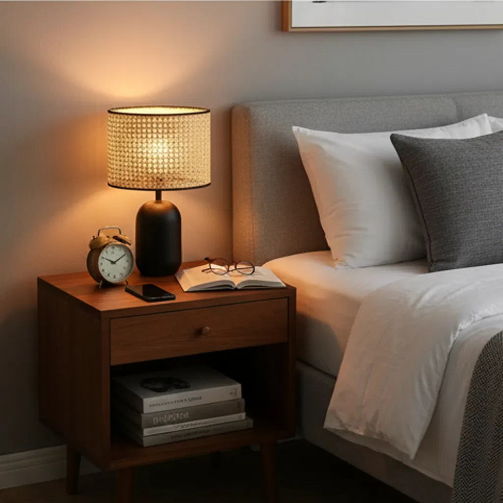 Dark Brown TV Stand with Arched Glass Doors Perfect for Living Room