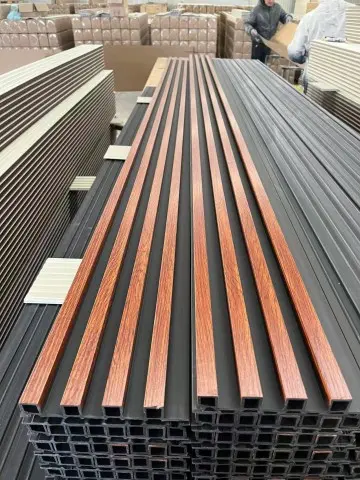 New WPC Fluted Wall Panel modern interior design