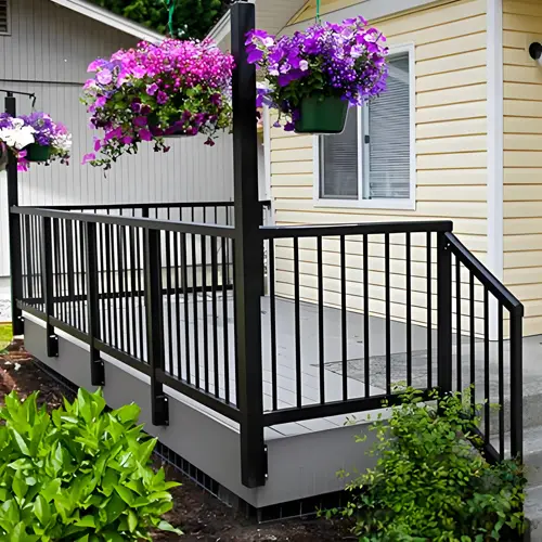 Custom Balcony/staircase aluminum handrail: light, strong and fade-resistant Suppliers, Factory