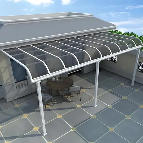 High-Quality Customized aluminum awning profile supplier aluminum frame patio canopy Supplier, Exporter