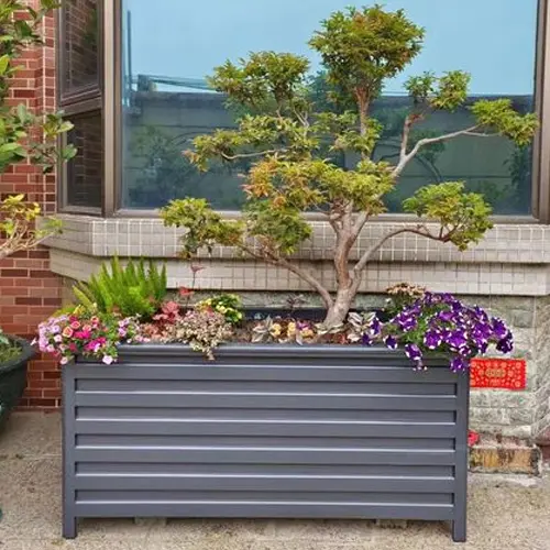 Custom Custom Aluminium Planters – OEM/ODM Outdoor Flower Pots Manufacturer, Exporters