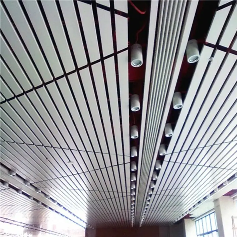 Wholesale Wood grain aluminum square tube-Creating a natural texture aluminum ceiling Manufacturers, Exporters