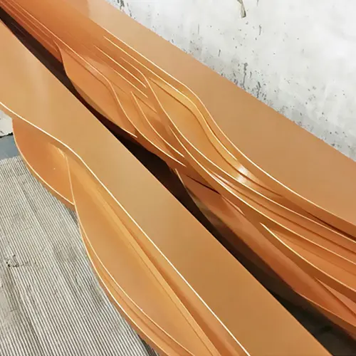 High-Quality Curved aluminum square tube: using curves to inject flowing art into the space Factory, Exporter