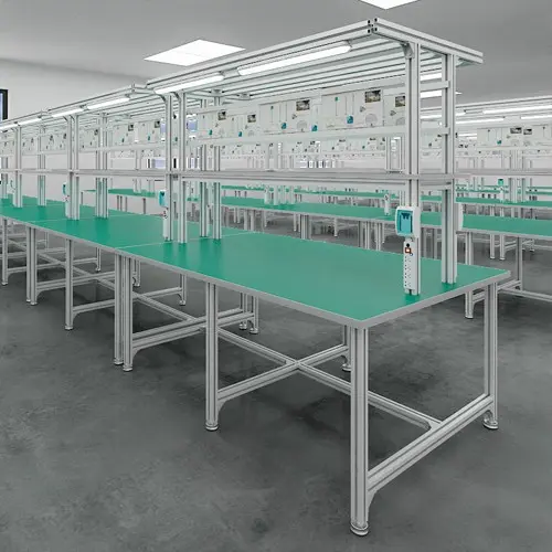 Custom Industrial Assembly Line Aluminium Profile -Extruded Aluminium Profile Aluminium Frame Manufacturer, Exporter