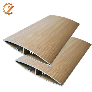 Wholesale Customized outdoor aesthetics: aluminum extrusion wood grain outdoor louver aluminum profiles