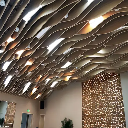 High-Quality Curved aluminum square tube: using curves to inject flowing art into the space Factory, Exporter