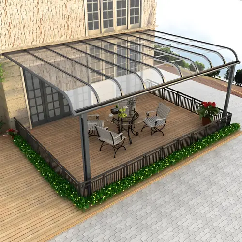 High-Quality Customized aluminum awning profile supplier aluminum frame patio canopy Supplier, Exporter
