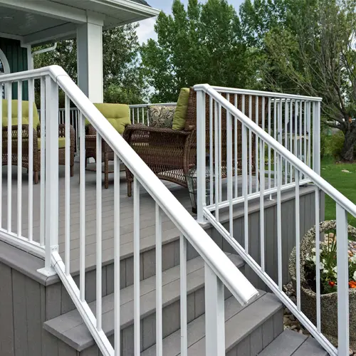 Custom Balcony/staircase aluminum handrail: light, strong and fade-resistant Suppliers, Factory